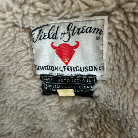 Field and Stream Gordon & Ferguson Suede Sherpa Lined Heavy Jacket Size 40 - Picture 4 of 14